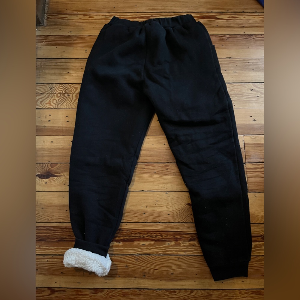 Super thick fleece lined sweatpants - Picture 2 of 2